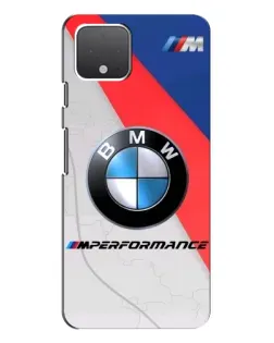 Чехол для Google Pixel 4 XL с картинкой «BMW Performance стиль»