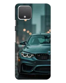 Чехол для Google Pixel 4 XL с картинкой «BMW в огнях города»