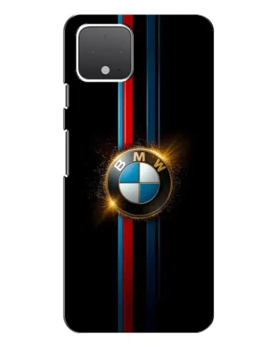 Чехол для Google Pixel 4 XL с картинкой «BMW M-Power неон»