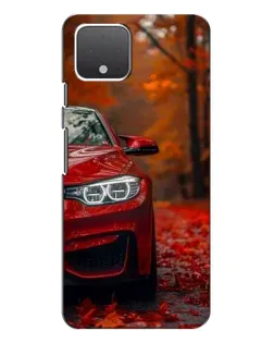 Чехол для Google Pixel 4 XL с картинкой «Осенняя BMW M4»