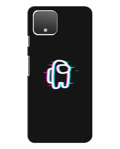 Чехол для Google Pixel 4 XL с картинкой «Among Us неон»