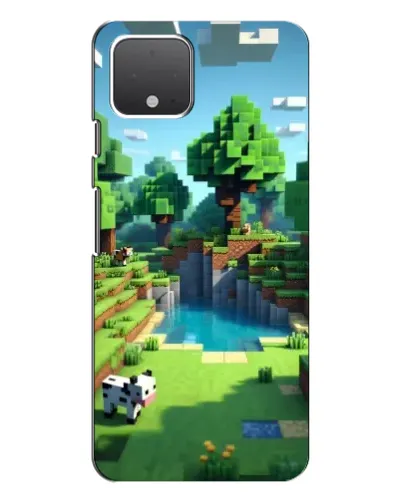 Чехол для Google Pixel 4 XL с картинкой «Minecraft летний день»