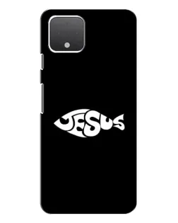 Чехол для Google Pixel 4 XL с картинкой «Рыба Jesus»
