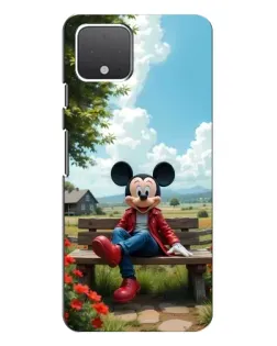 Чохол для Google Pixel 4 XL з картинкою «Міккі на лавці»