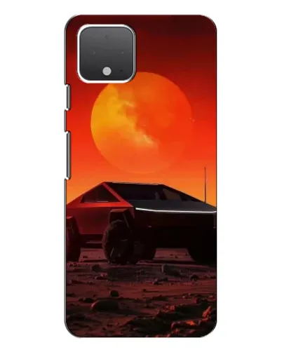 Чехол для Google Pixel 4 XL с картинкой «Cybertruck на Марсе»