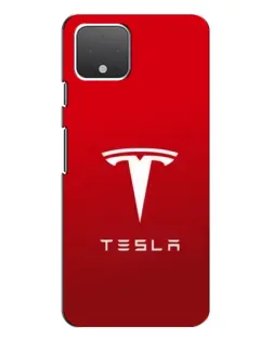 Чехол для Google Pixel 4 XL с картинкой «Tesla Red Classic»
