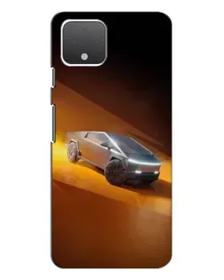 Чехол для Google Pixel 4 XL с картинкой «Cybertruck в пустыне»