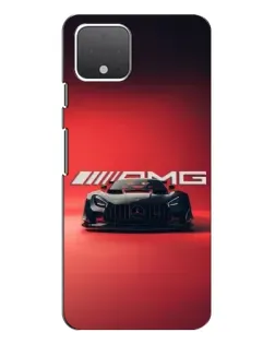 Чехол для Google Pixel 4 XL с картинкой «Mercedes AMG — красная линия»