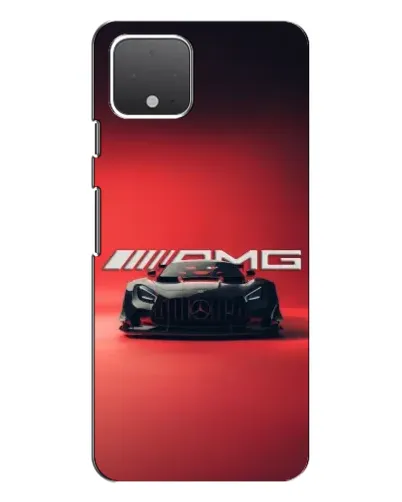 Чехол для Google Pixel 4 XL с картинкой «Mercedes AMG — красная линия»