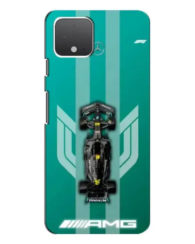 Чехол для Google Pixel 4 XL с картинкой «Mercedes AMG Petronas»