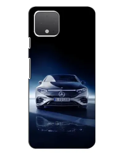 Чехол для Google Pixel 4 XL с картинкой «Ночной Mercedes EQ»