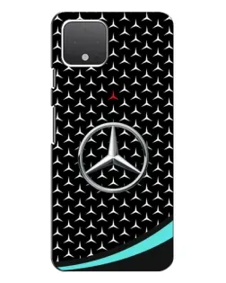 Чехол для Google Pixel 4 XL с картинкой «Mercedes — бирюзовый акцент»