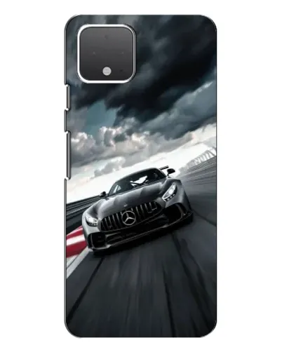 Чехол для Google Pixel 4 XL с картинкой «Гоночный Mercedes AMG»