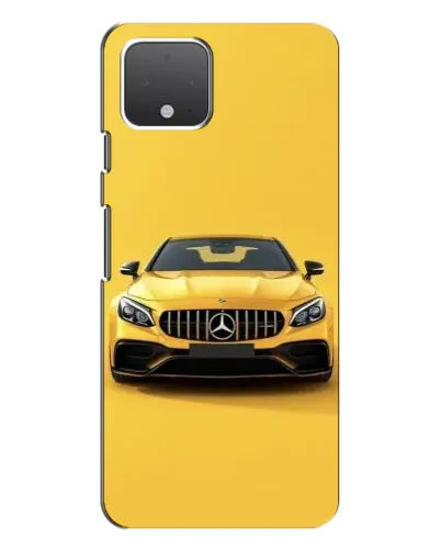 Чехол для Google Pixel 4 XL с картинкой «Желтый Mercedes GT»