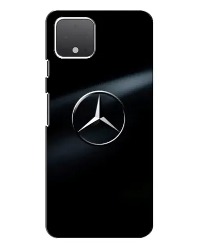 Чехол для Google Pixel 4 XL с картинкой «Mercedes на металле»