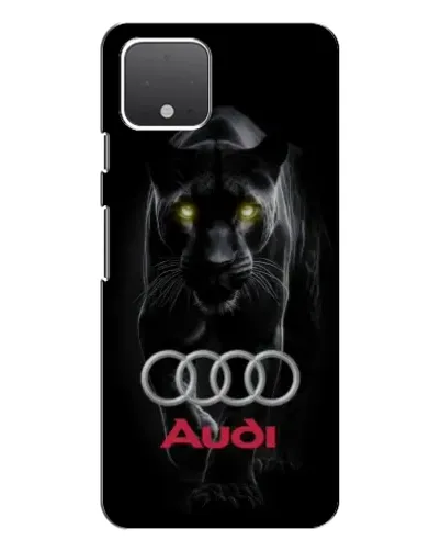 Чехол для Google Pixel 4 XL с картинкой «Пантера и Audi»