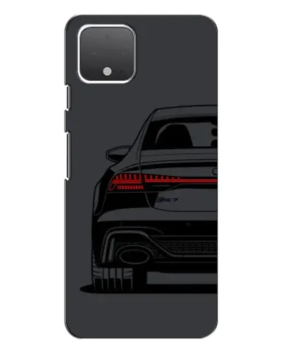Чехол для Google Pixel 4 XL с картинкой «Задняя часть Audi — арт»