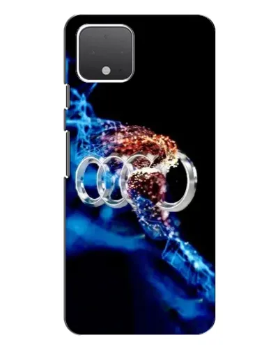 Чехол для Google Pixel 4 XL с картинкой «Энергия лого Audi»