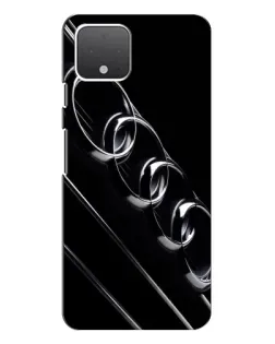 Чехол для Google Pixel 4 XL с картинкой «Audi — абстрактные кольца»