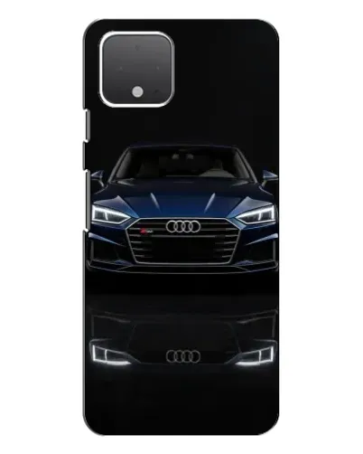 Чехол для Google Pixel 4 XL с картинкой «Audi — ночное отражение»
