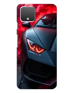 Чехол для Google Pixel 4 XL с картинкой «Lamborghini красное сияние»