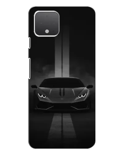 Чехол для Google Pixel 4 XL с картинкой «Lamborghini симметрия дорог»