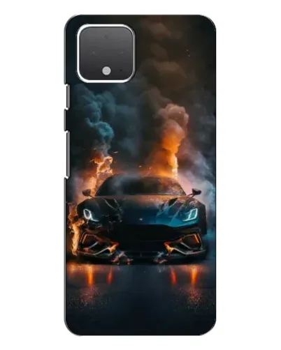 Чехол для Google Pixel 4 XL с картинкой «Lamborghini дымная эстетика»