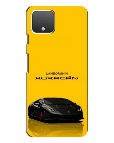 Чехол для Google Pixel 4 XL с картинкой «Lamborghini Huracan черный»