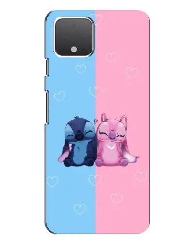 Чохол для Google Pixel 4 XL з картинкою «Stitch та Angel Love»