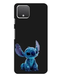 Чехол для Google Pixel 4 XL с картинкой «Стич на черном»