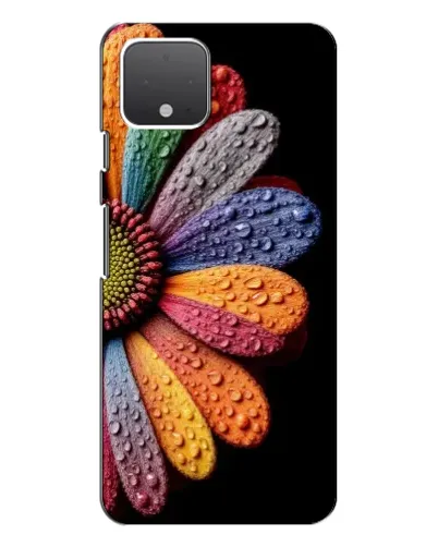 Чехол для Google Pixel 4 XL с картинкой «Радужный цветок»