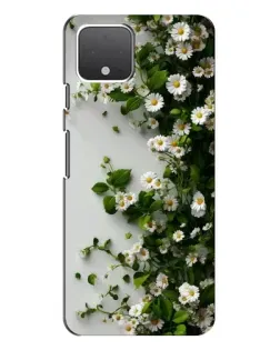 Чехол для Google Pixel 4 XL с картинкой «Ветка мелких белых цветов»