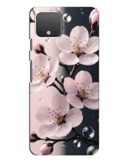 Чехол для Google Pixel 4 XL с картинкой «Нежная сакура и капли»