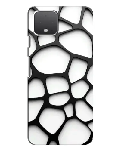 Чохол для Google Pixel 4 XL з картинкою «Біла об'ємна сітка»