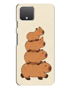 Чохол для Google Pixel 4 XL з картинкою «Вежа з капібар»