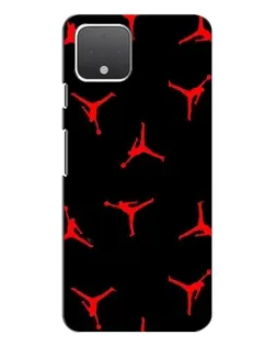 Чехол для Google Pixel 4 с картинкой «Jordan Red Pattern»