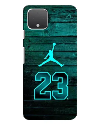 Чехол для Google Pixel 4 с картинкой «Jordan Cyan 23»
