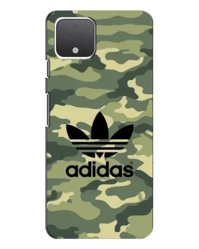 Чехол для Google Pixel 4 с картинкой «Милитари стиль Adidas»