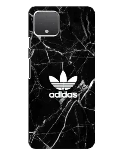 Чехол для Google Pixel 4 с картинкой «Белый мрамор Adidas»
