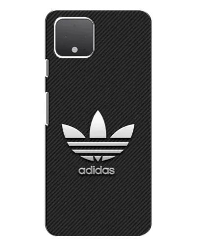 Чехол для Google Pixel 4 с картинкой «Adidas Карбоновая текстура»