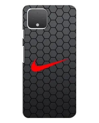Чехол для Google Pixel 4 с картинкой «Nike — карбоновая сетка»