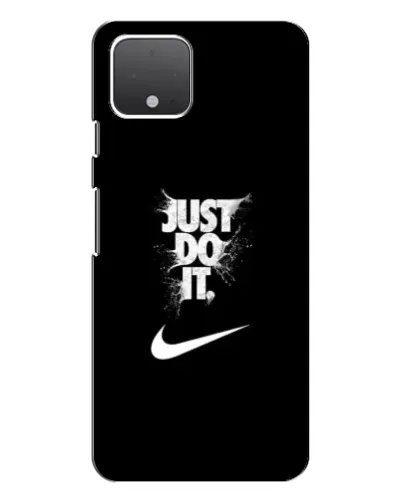 Чехол для Google Pixel 4 с картинкой «Текстовый принт Nike»