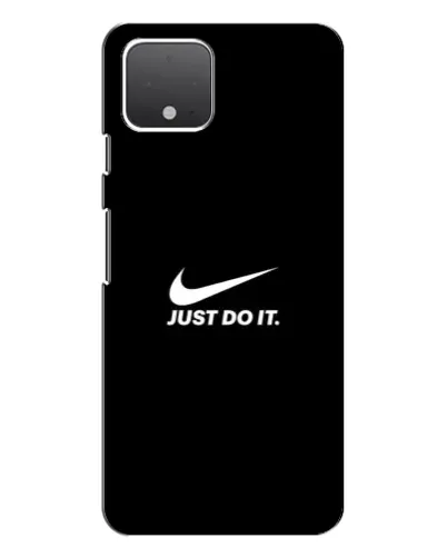 Чехол для Google Pixel 4 с картинкой «Минимализм от Nike»