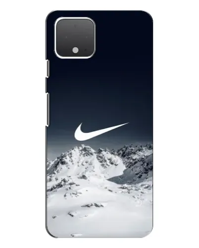 Чехол для Google Pixel 4 с картинкой «Nike — зимние горы»