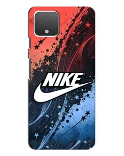Чехол для Google Pixel 4 с картинкой «Градиентный принт Найк»