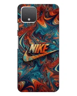 Чехол для Google Pixel 4 с картинкой «Nike в абстракции»