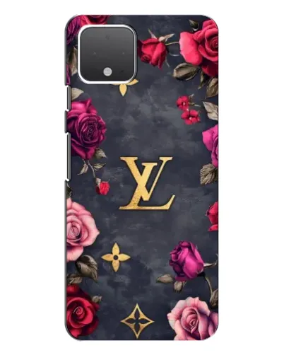 Чехол для Google Pixel 4 с картинкой «Цветочный Louis Vuitton»