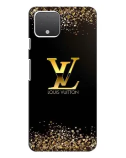 Чехол для Google Pixel 4 с картинкой «LV — золотые искры»