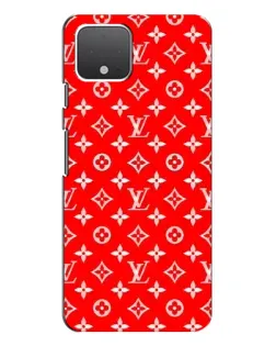 Чехол для Google Pixel 4 с картинкой «Яркий паттерн LV»