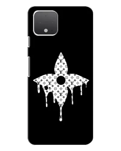 Чехол для Google Pixel 4 с картинкой «Цветочная монограмма»